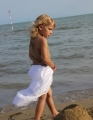 plażowa długa spódniczka