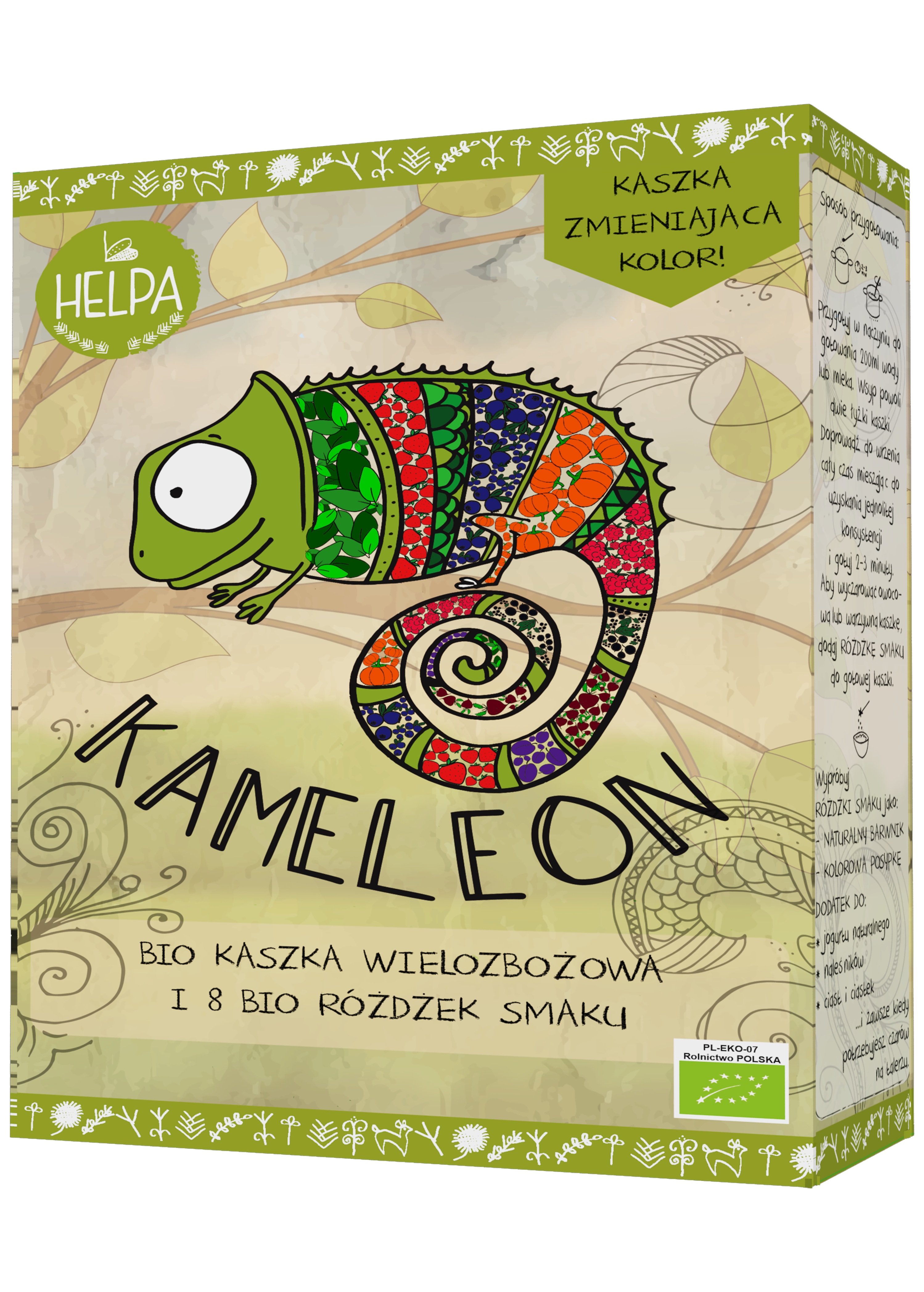 helpa kaszka kameleon