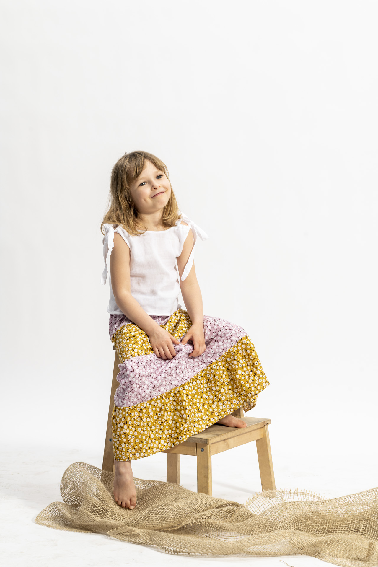 dluga spódnica dla dziewczynki