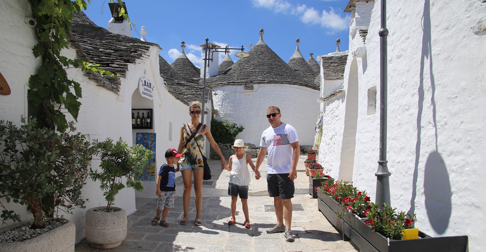 alberobello z dziecmi