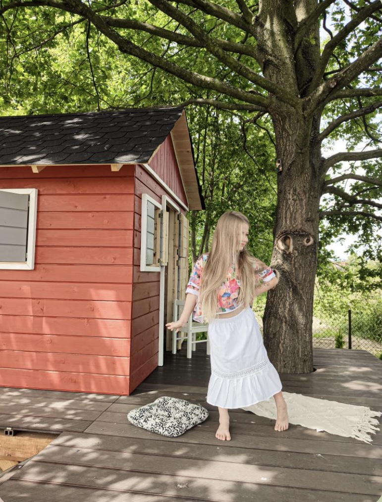 spódnica midi dla dziewczynki