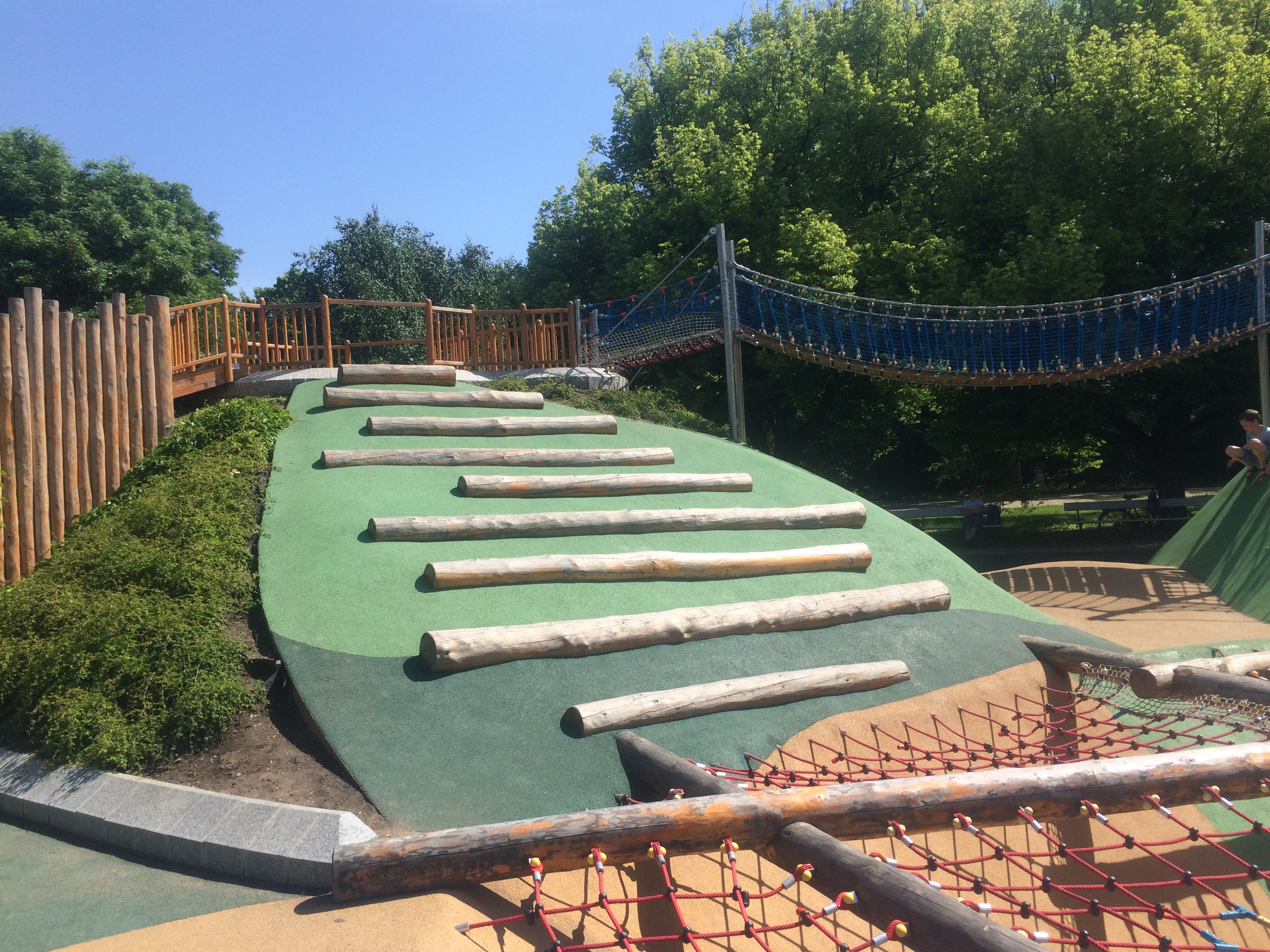 plac zabaw w parku ujazdowskim