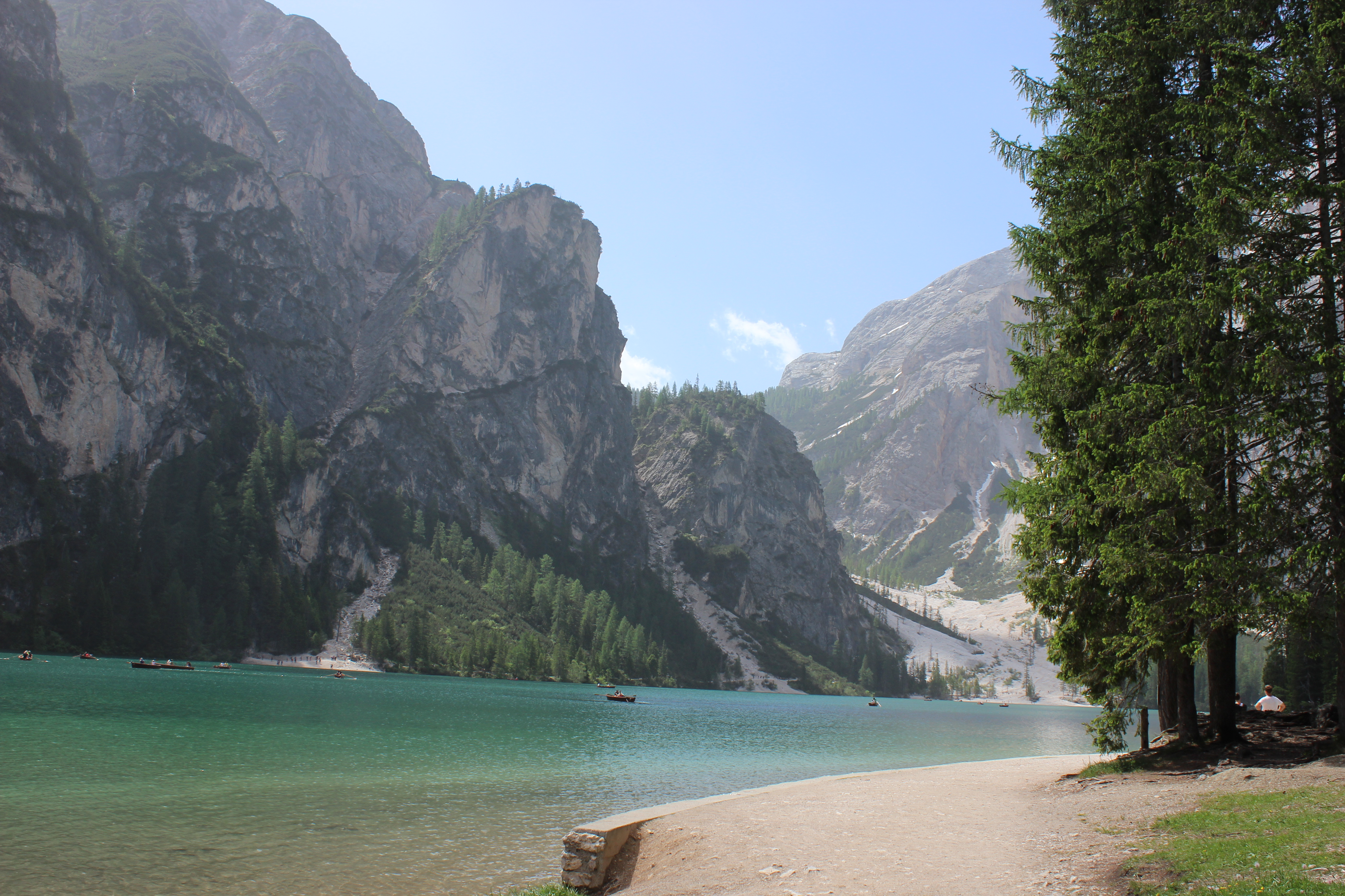 lago di braies, dolomity