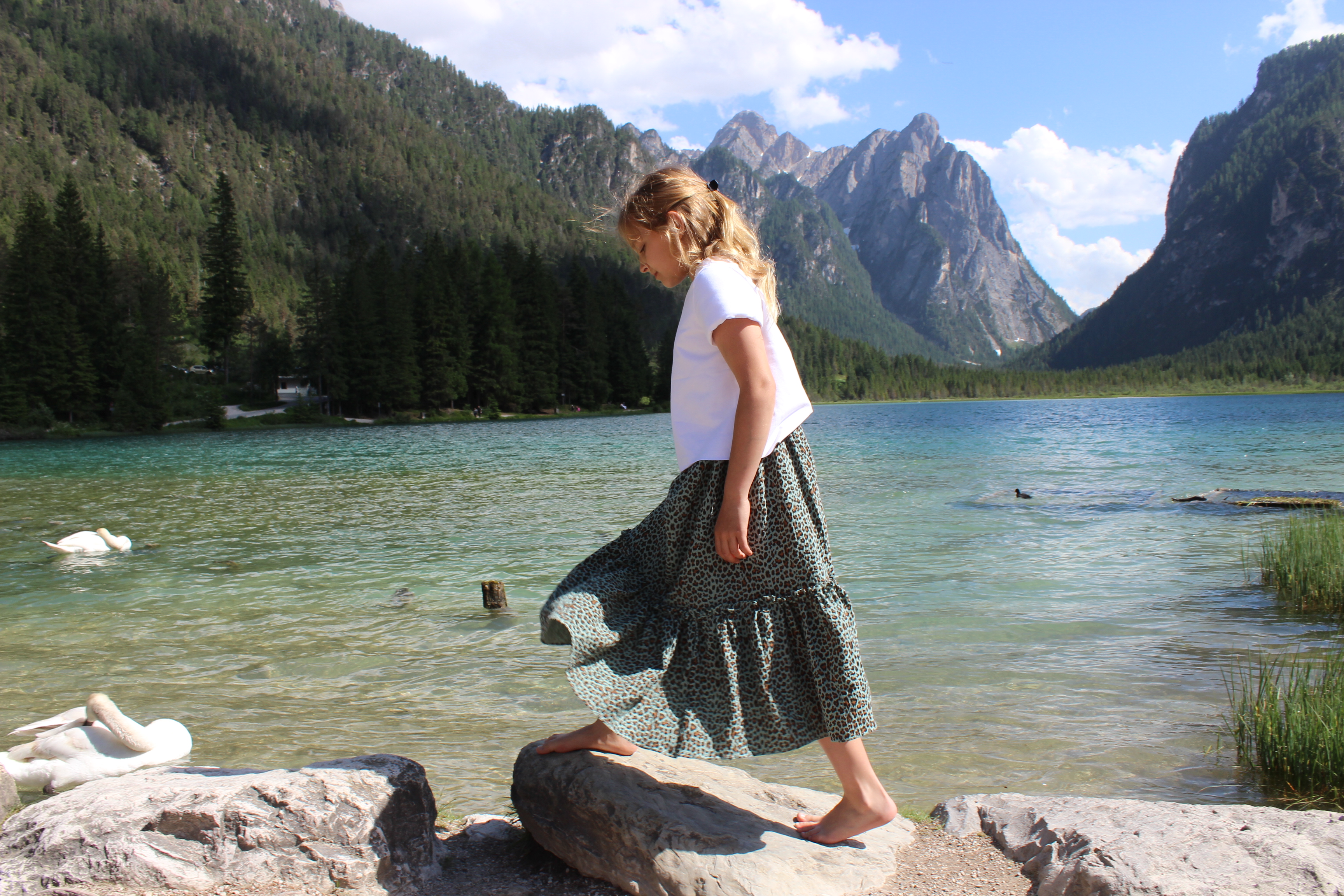 dolomity, lago di dobiacco