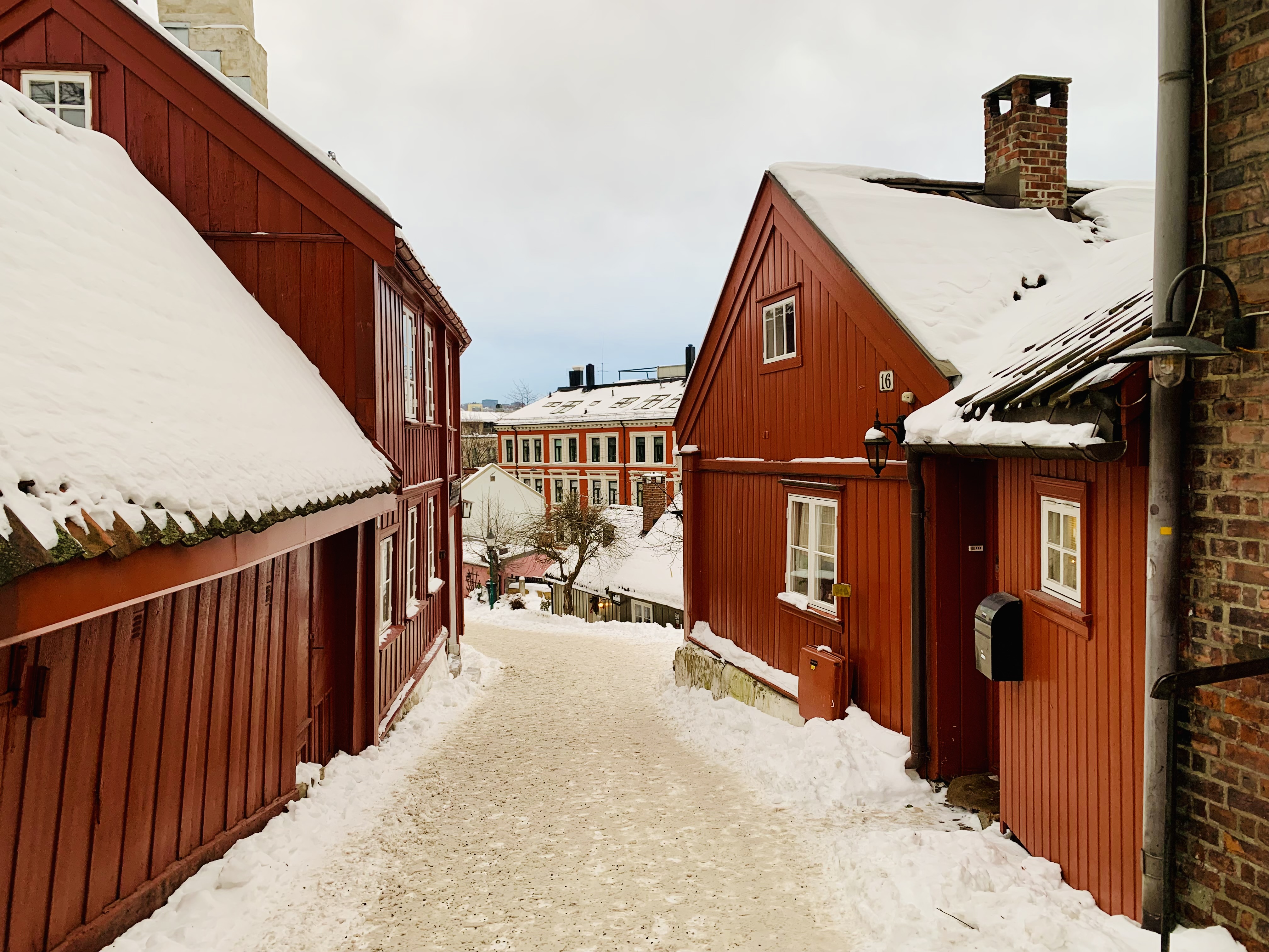 drewniane domki Norwegia