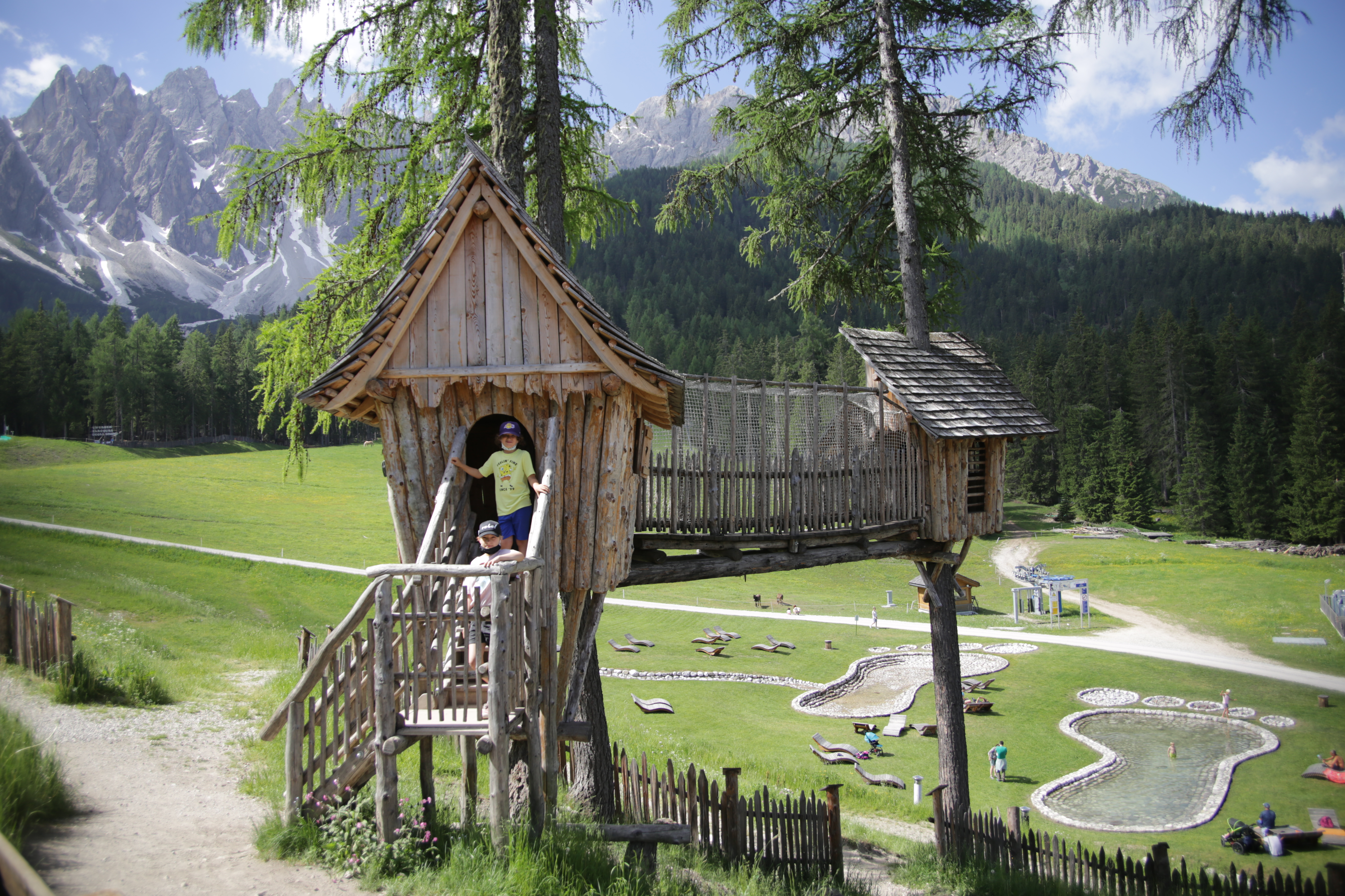 monte branci dolomity z dziecmi