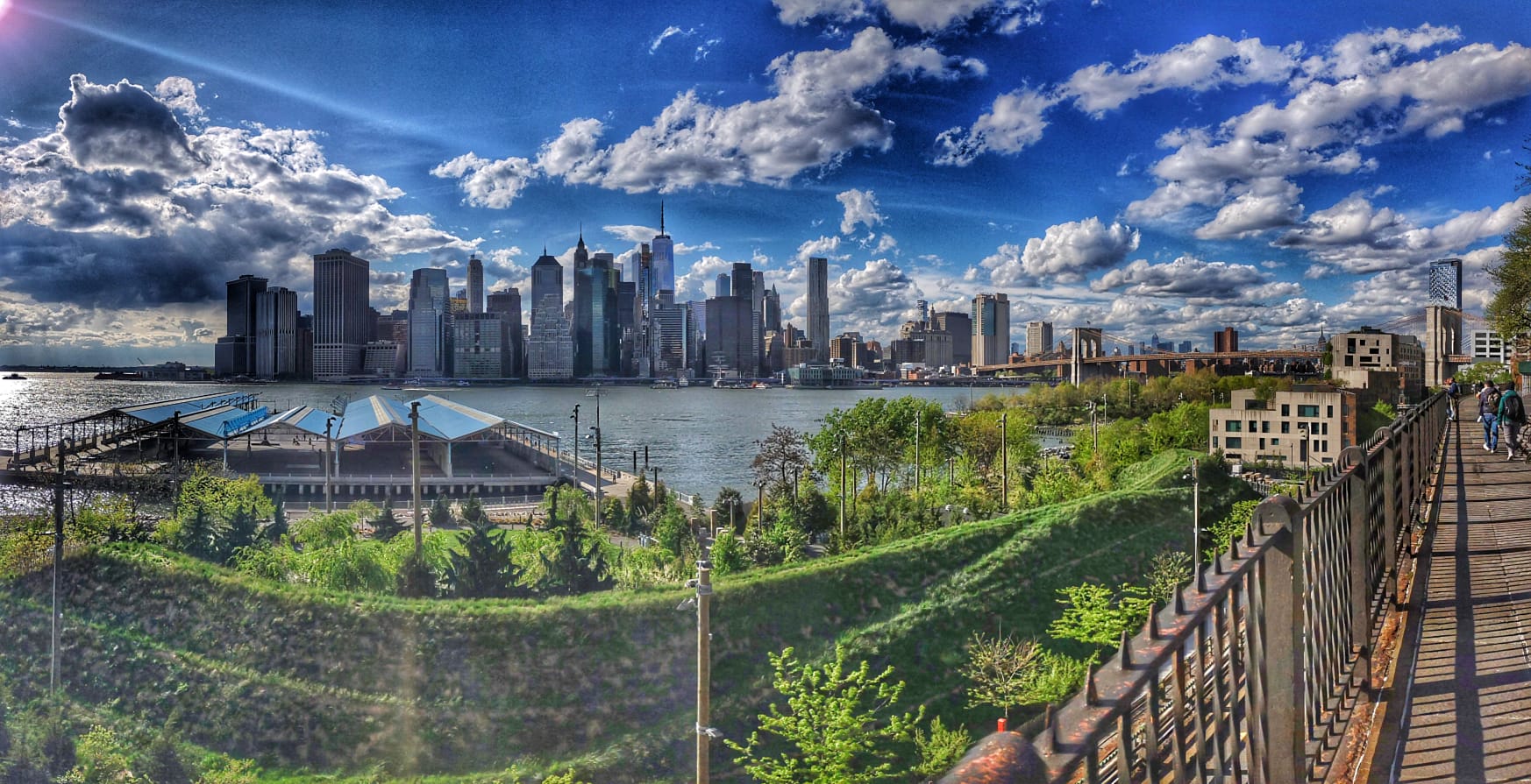widok na manhattan