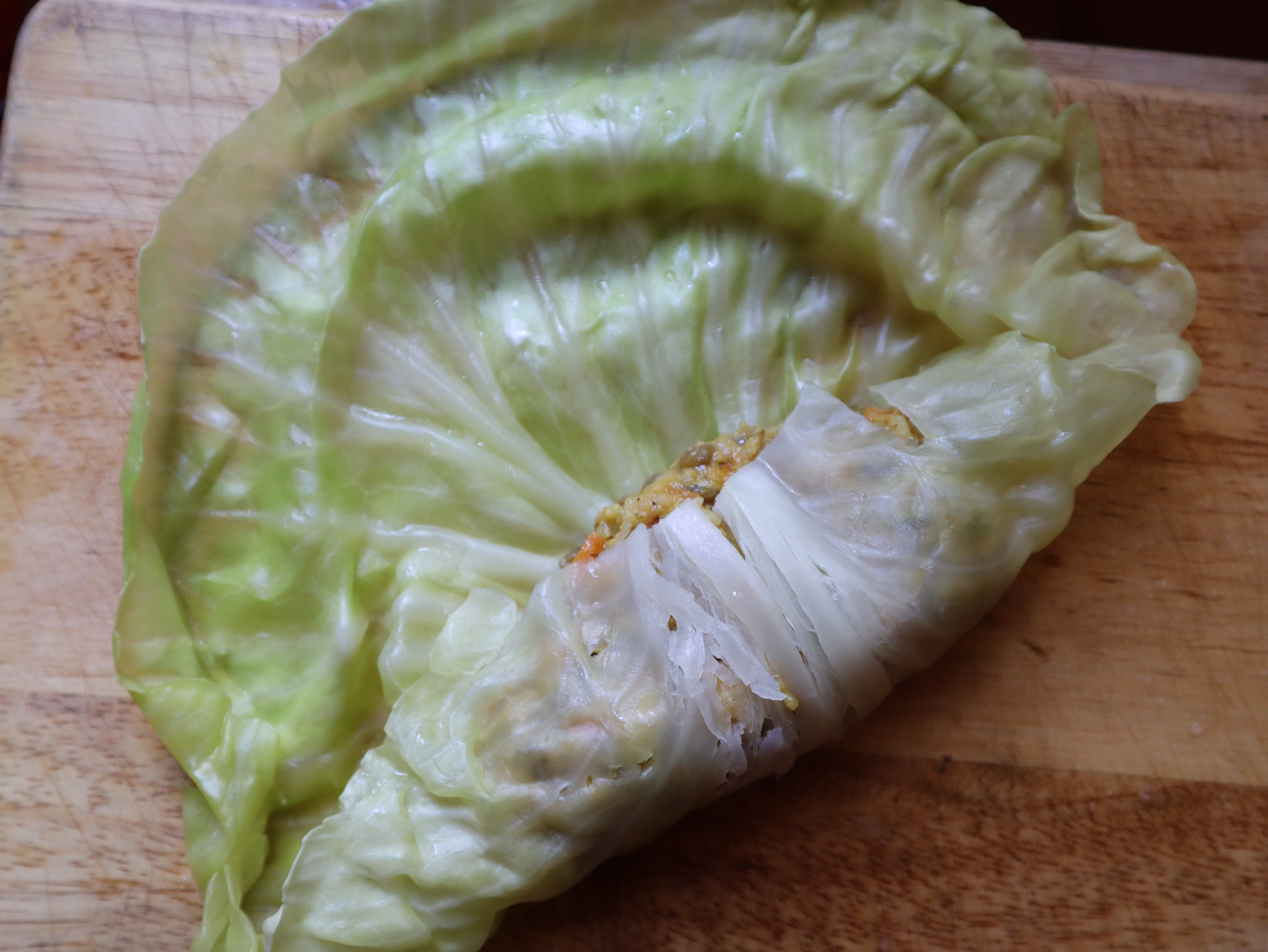 gołąbki wegańskie zawijanie gołąbków