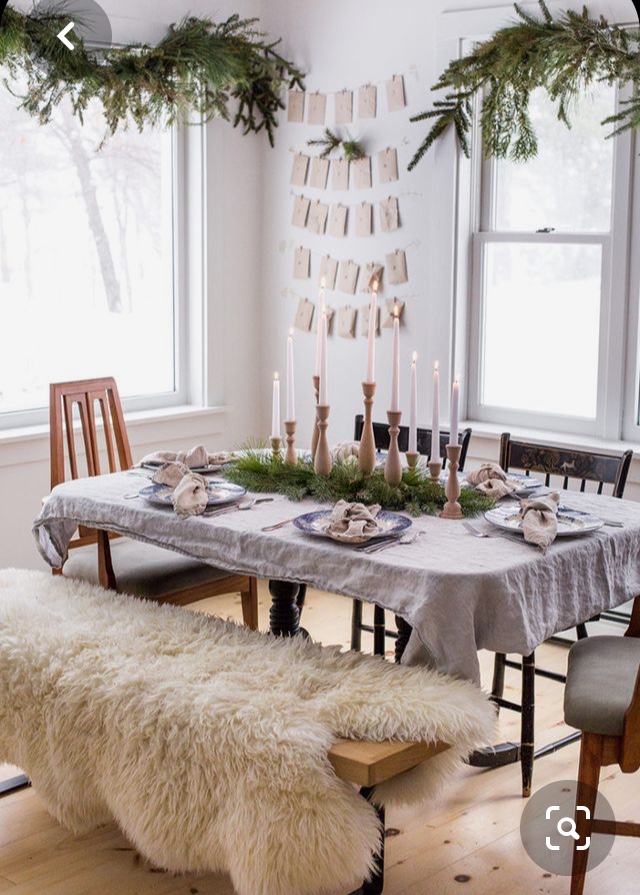 dekoracje stołu świątecznego