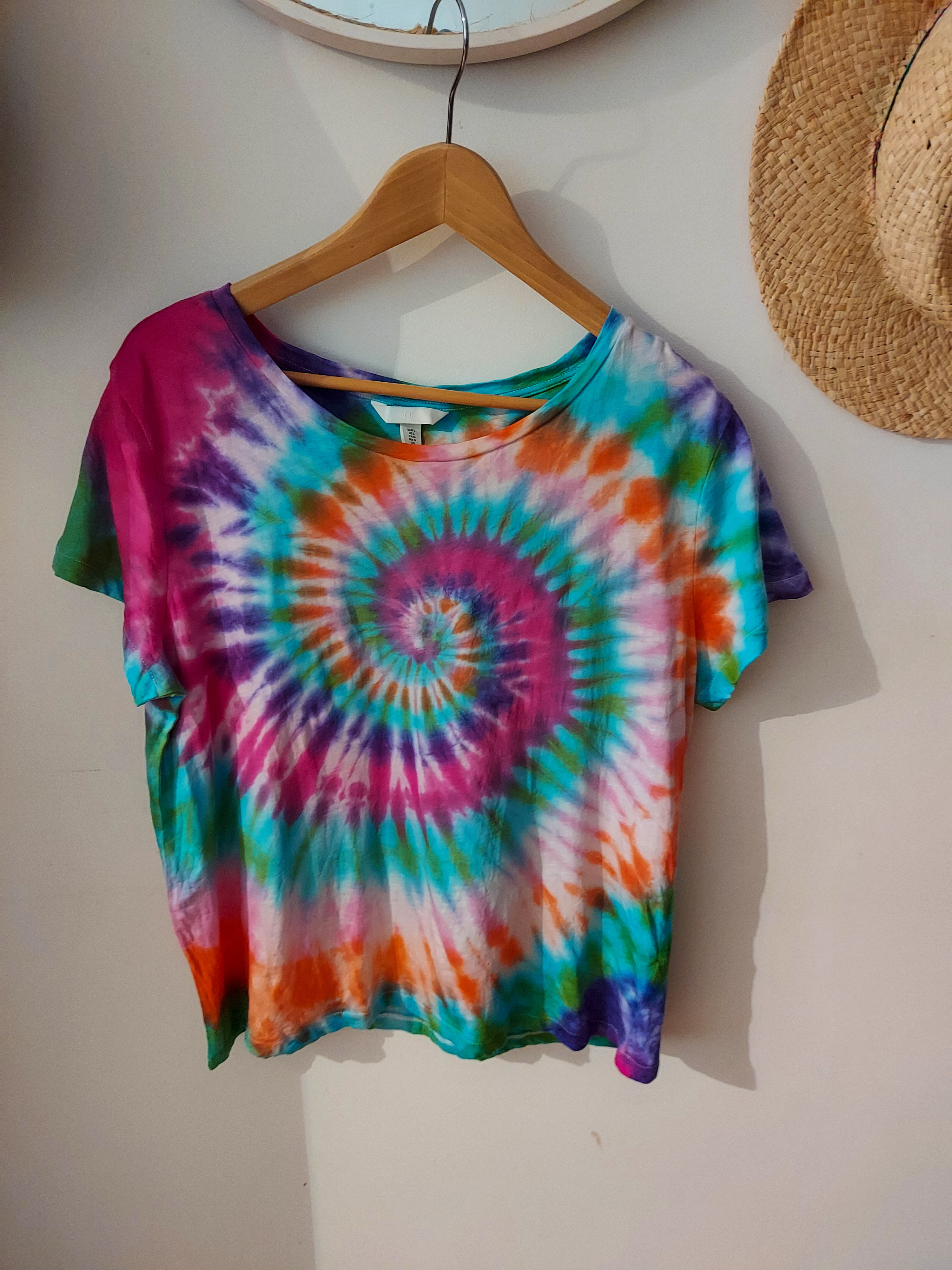 tie dye spiral
