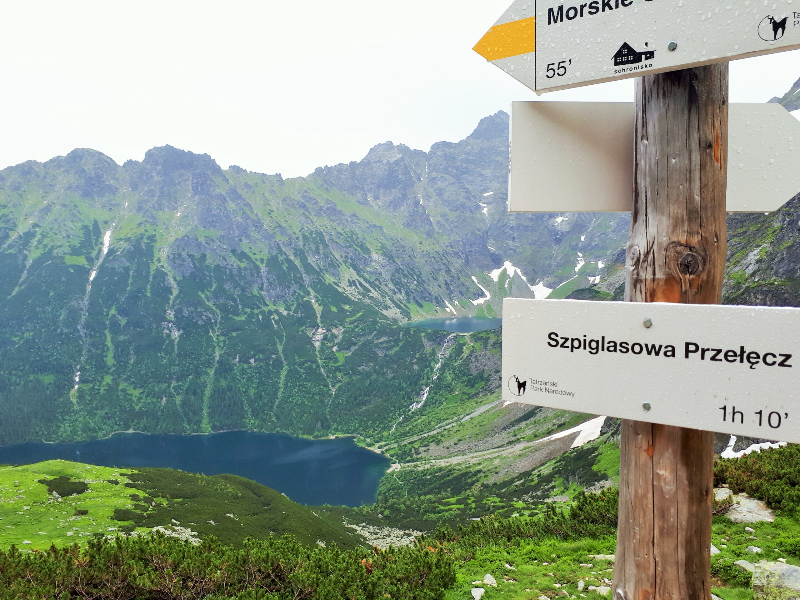 droga ze szpiglasowej przełęczy do morskiego oka