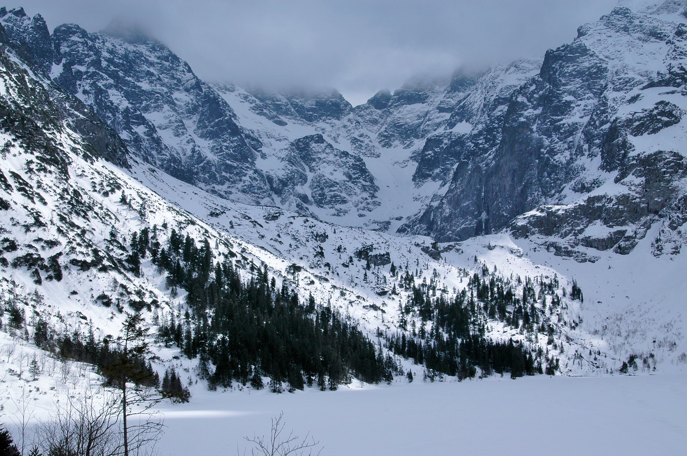 zmarznięte morskie oko