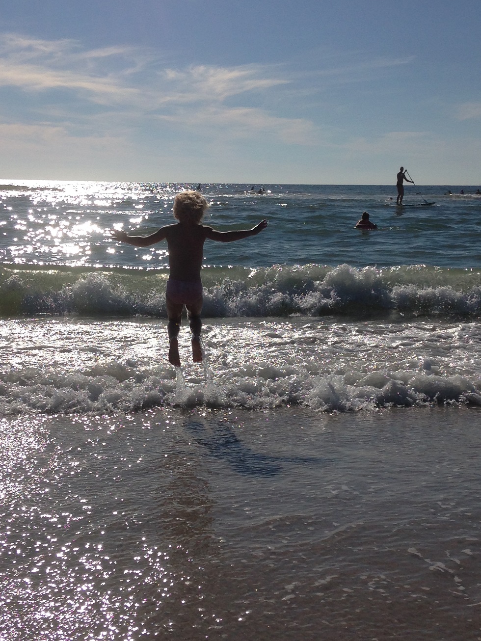 dziewczynka na plaży