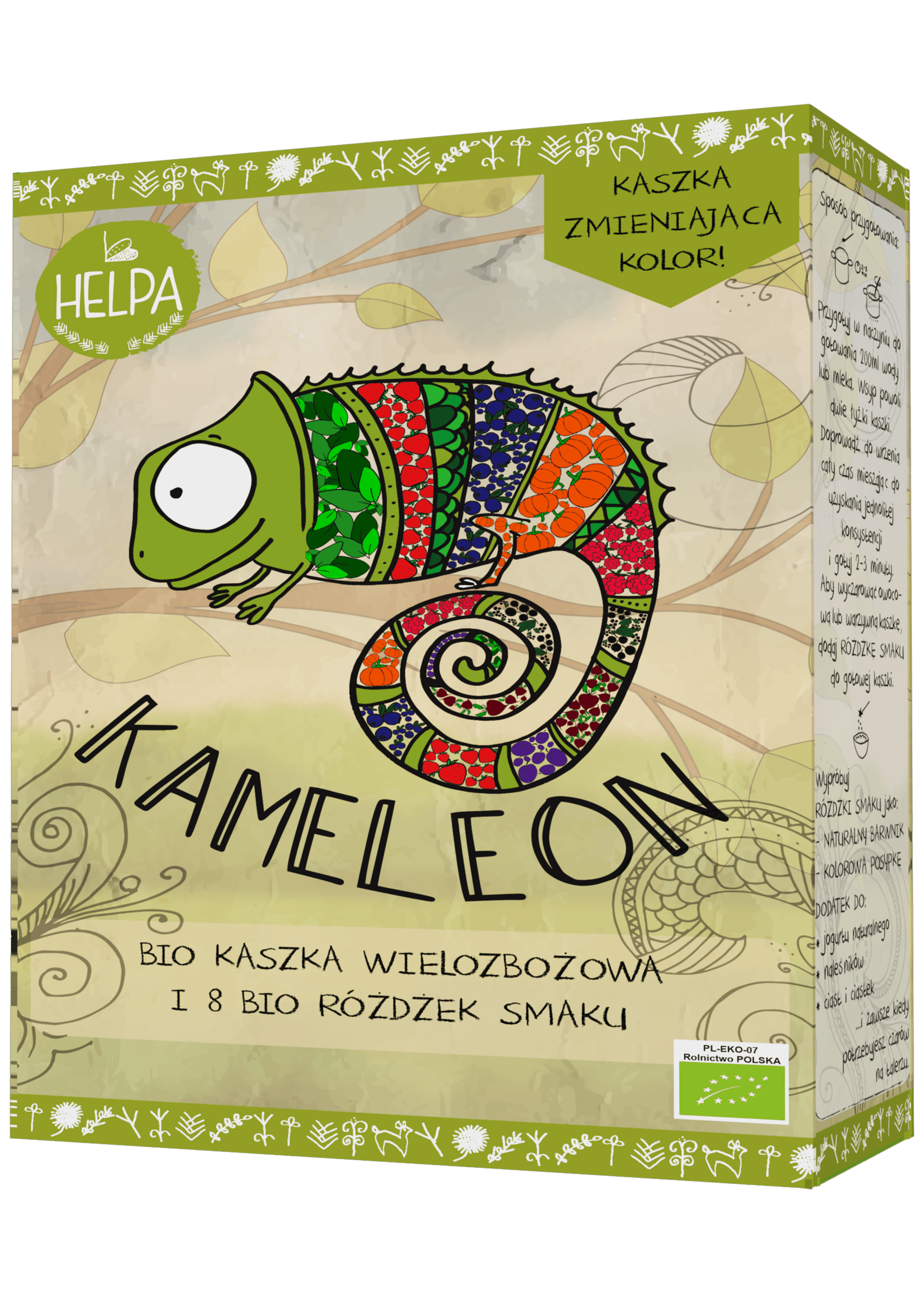 helpa kaszka kameleon