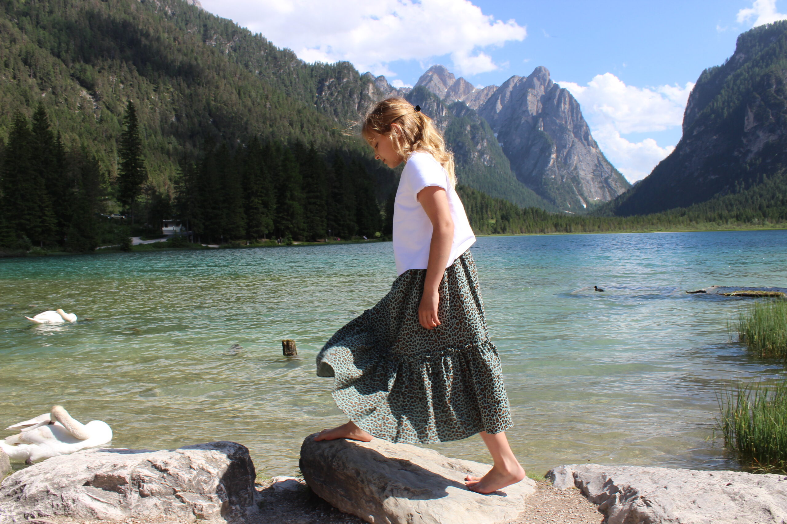 dolomity, lago di dobiacco