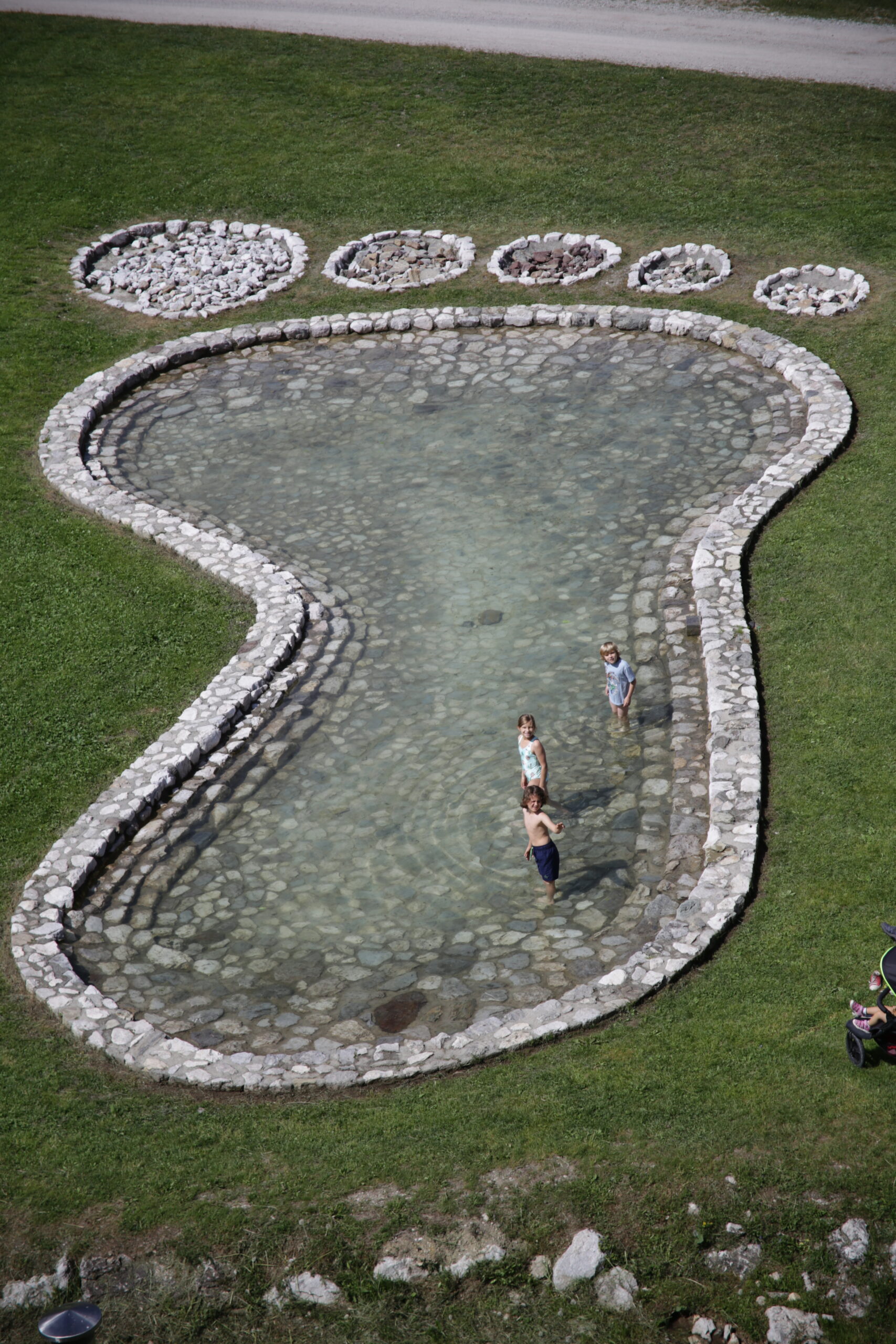 monte branci dolomity z dziecmi
