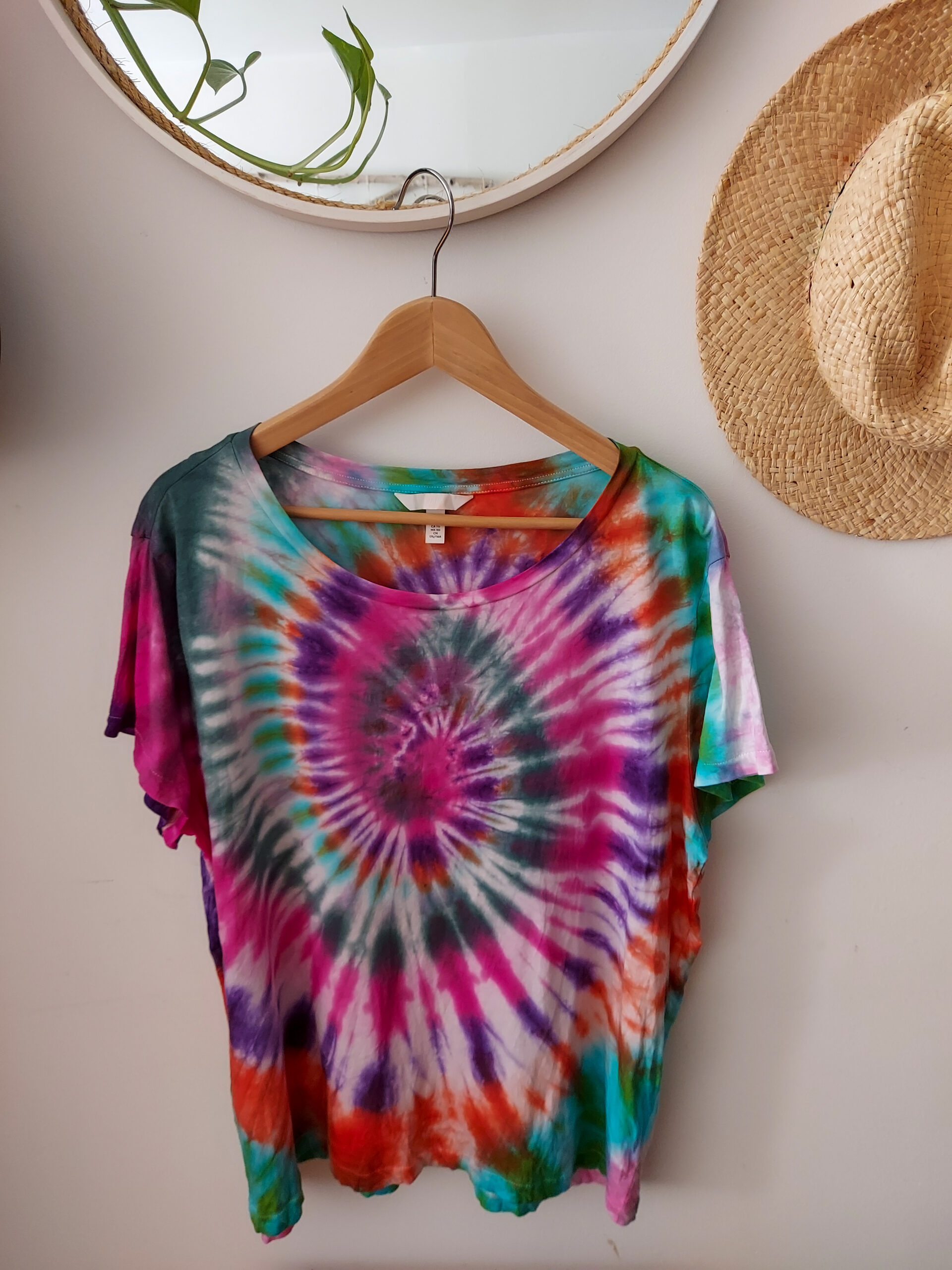 tie dye spiral
