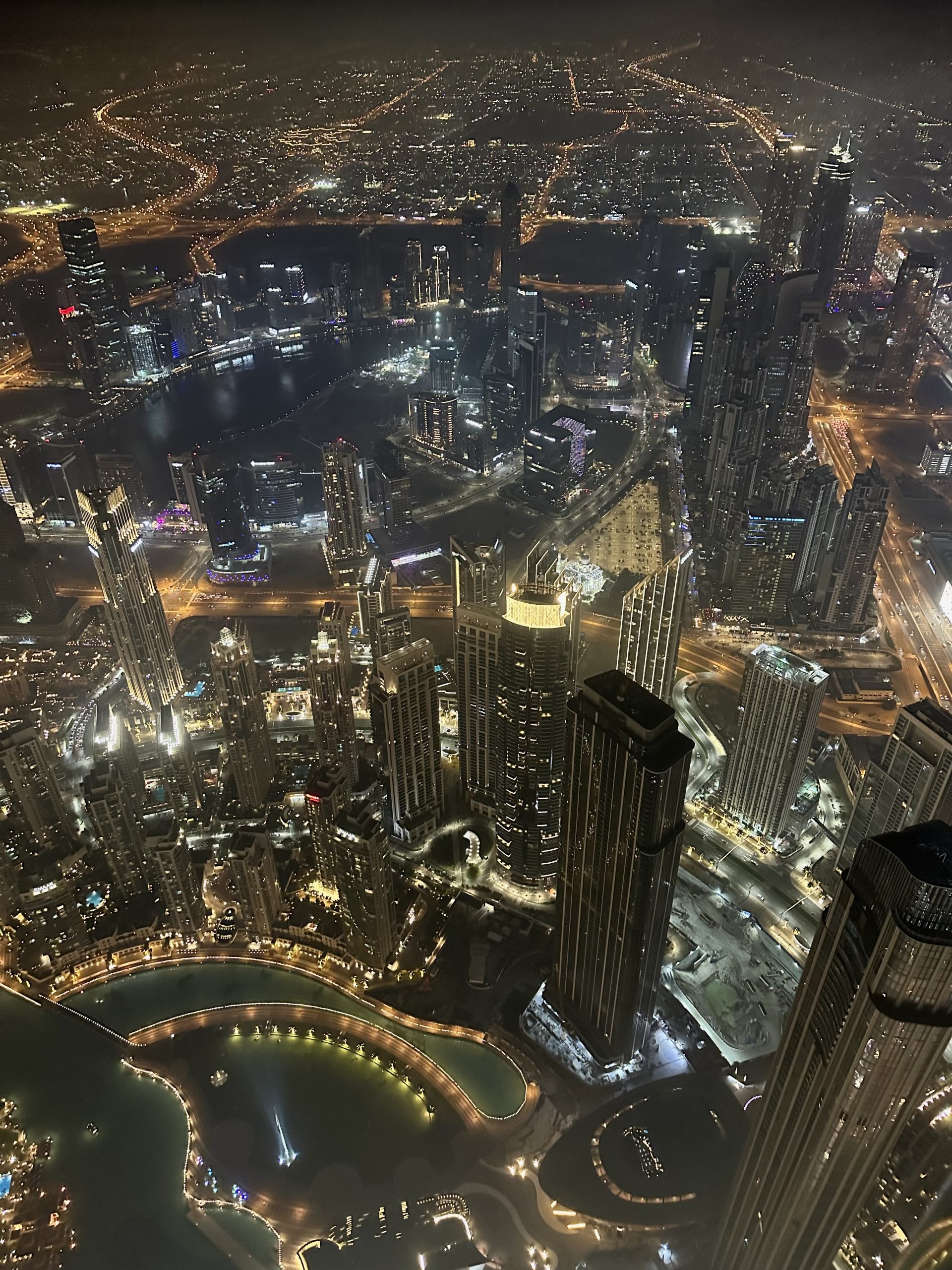 Widok z Burj Khalifa