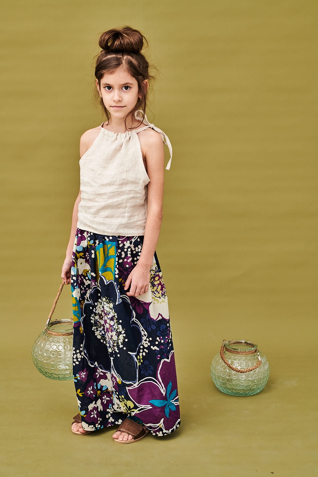 Spódnica maxi "Macaw"