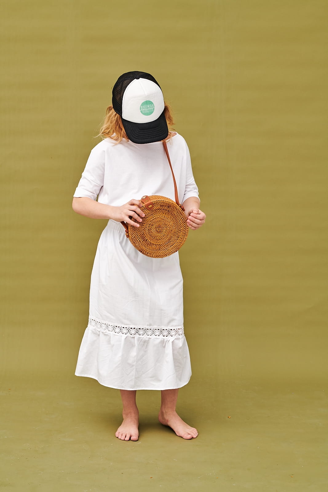 Spódnica midi "Polar Bear"